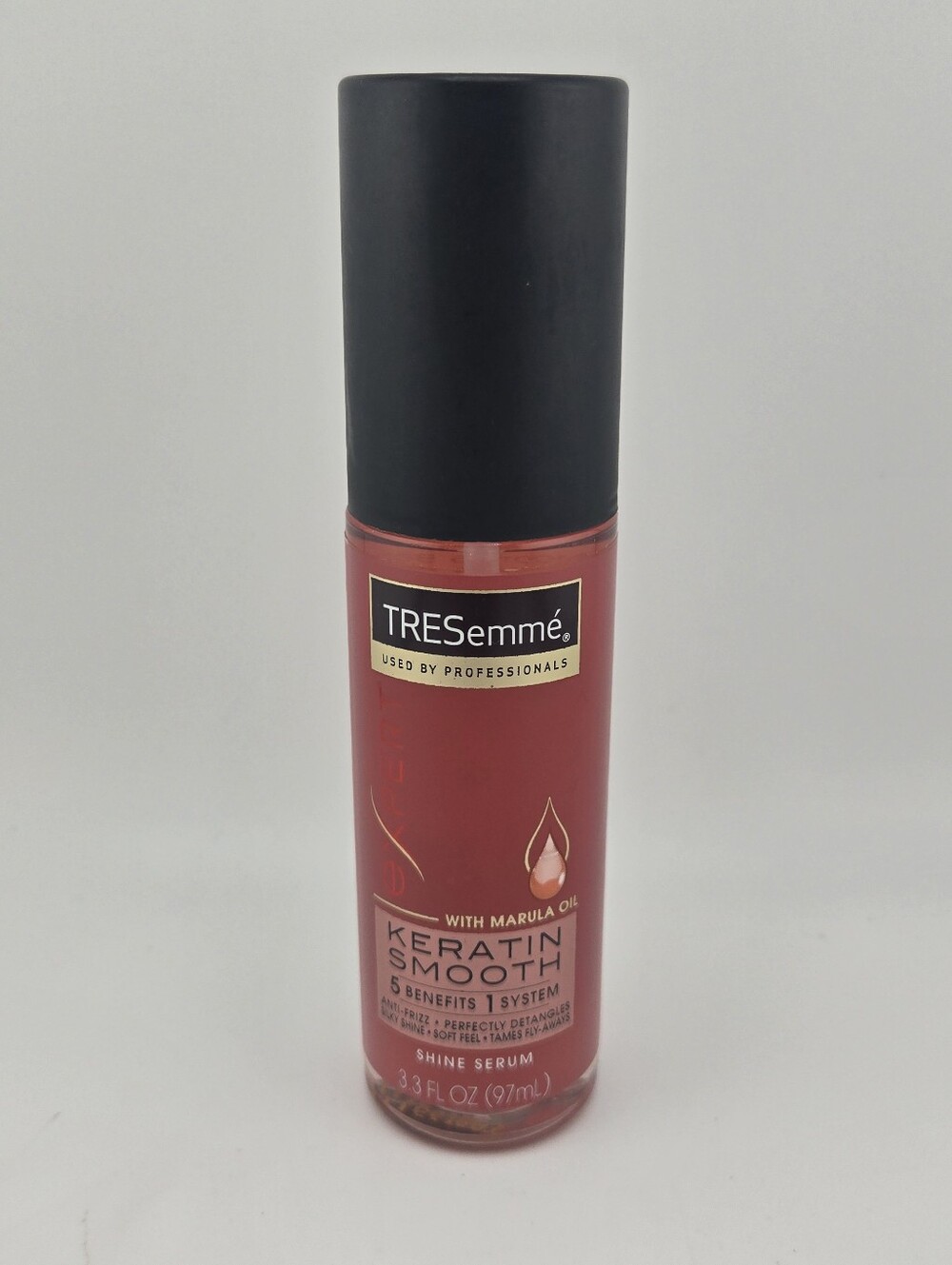 TRESemme KS Keratin Smooth Shine Serum with Marula Oil, 3.3 Fl. Oz.